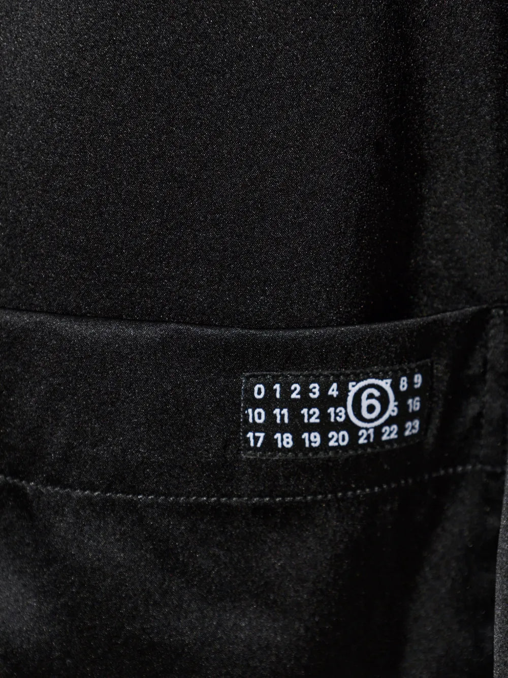 Satin-Finish Patch-Pocket Pajama Shirt