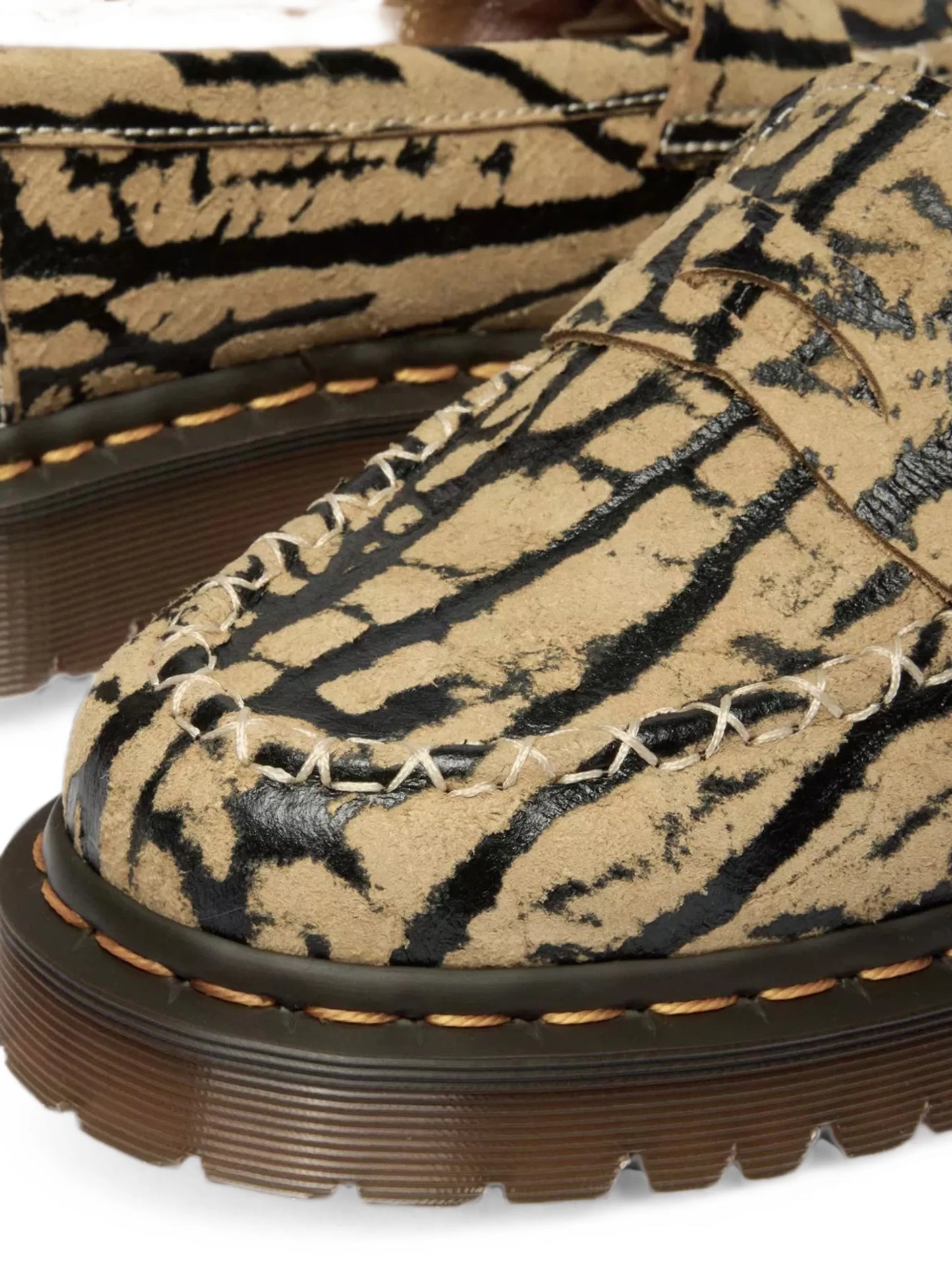 Delapre Animal-Print Penny Loafers