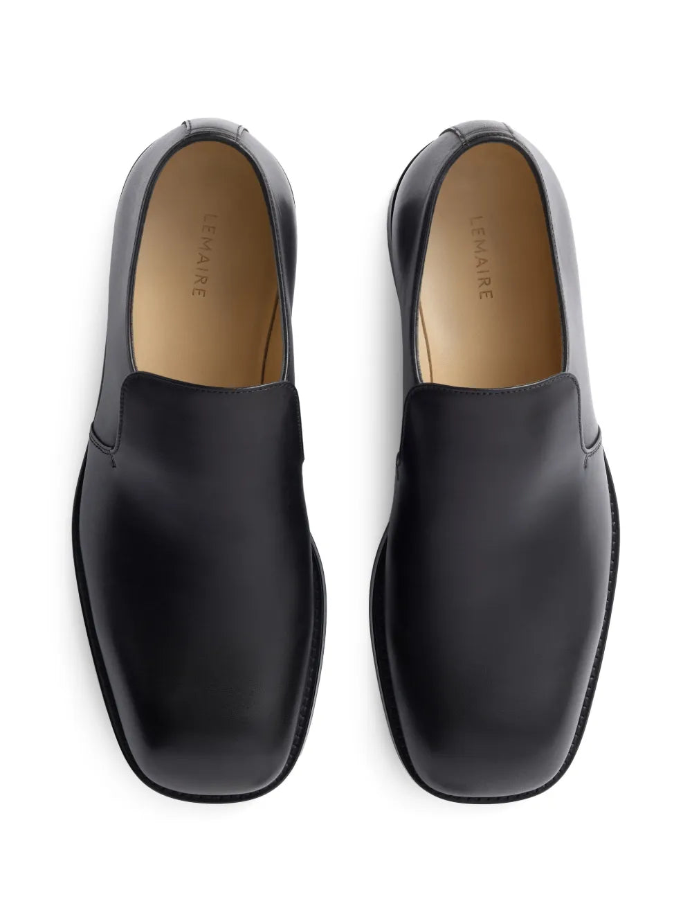formal loafers in shiny leather