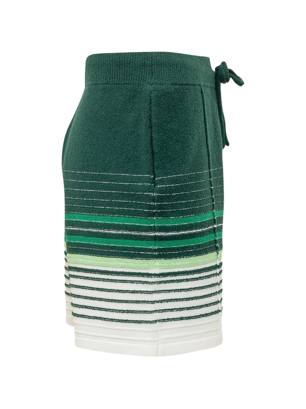 bouclé striped shorts