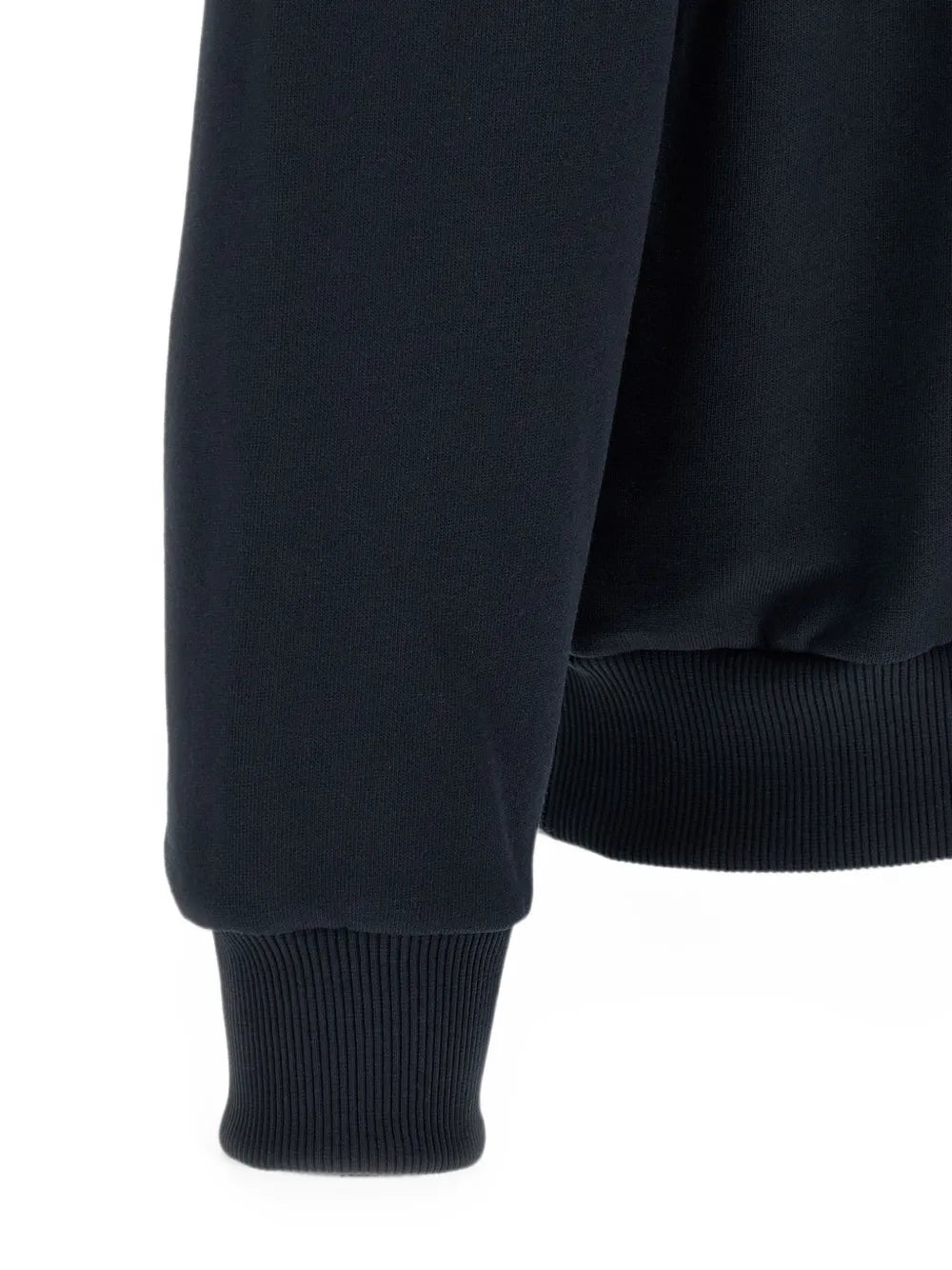 logo-patch drawstring hoodie