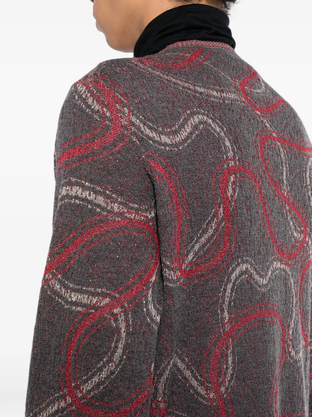 Orb-embroidered jumper