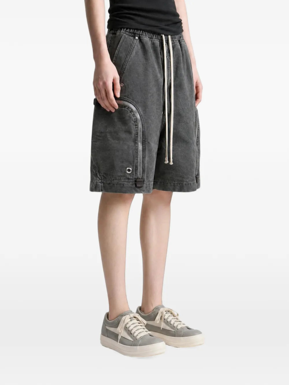 Bauhaus drawstring-waist cargo shorts