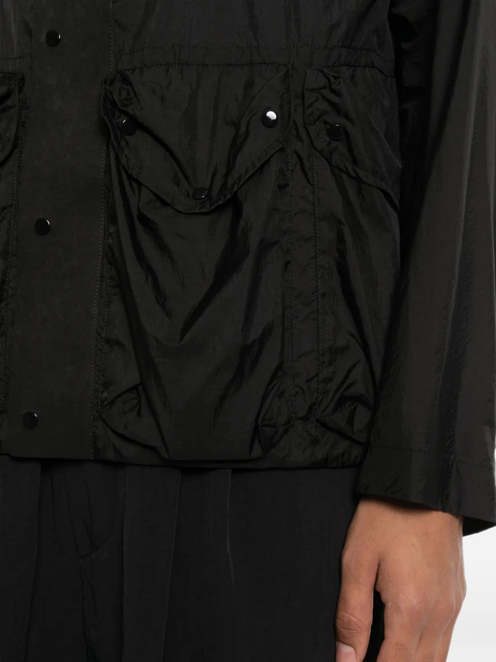 Hooded Flap-Pocket Jacket