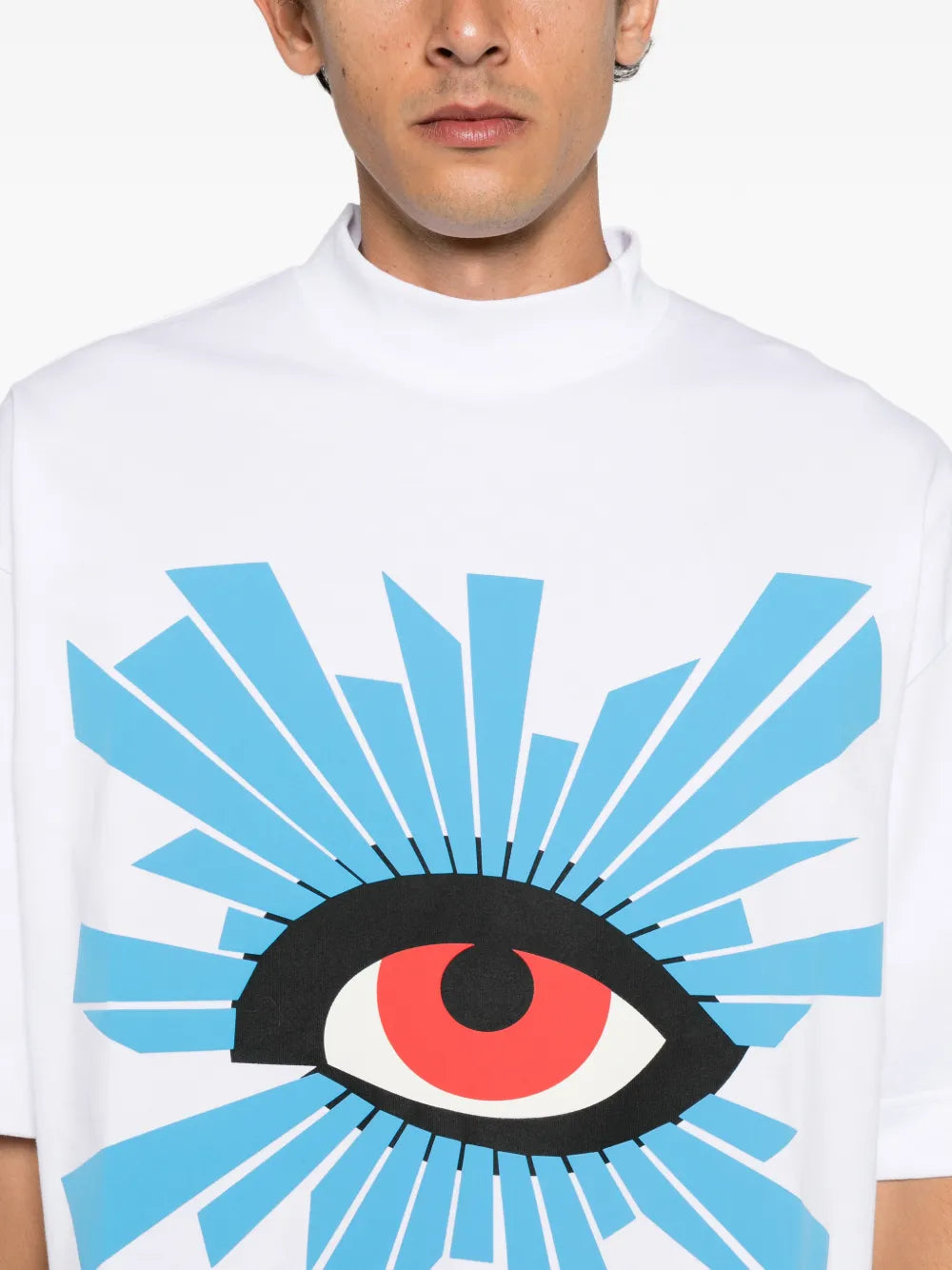 graphic-print logo-print T-shirt