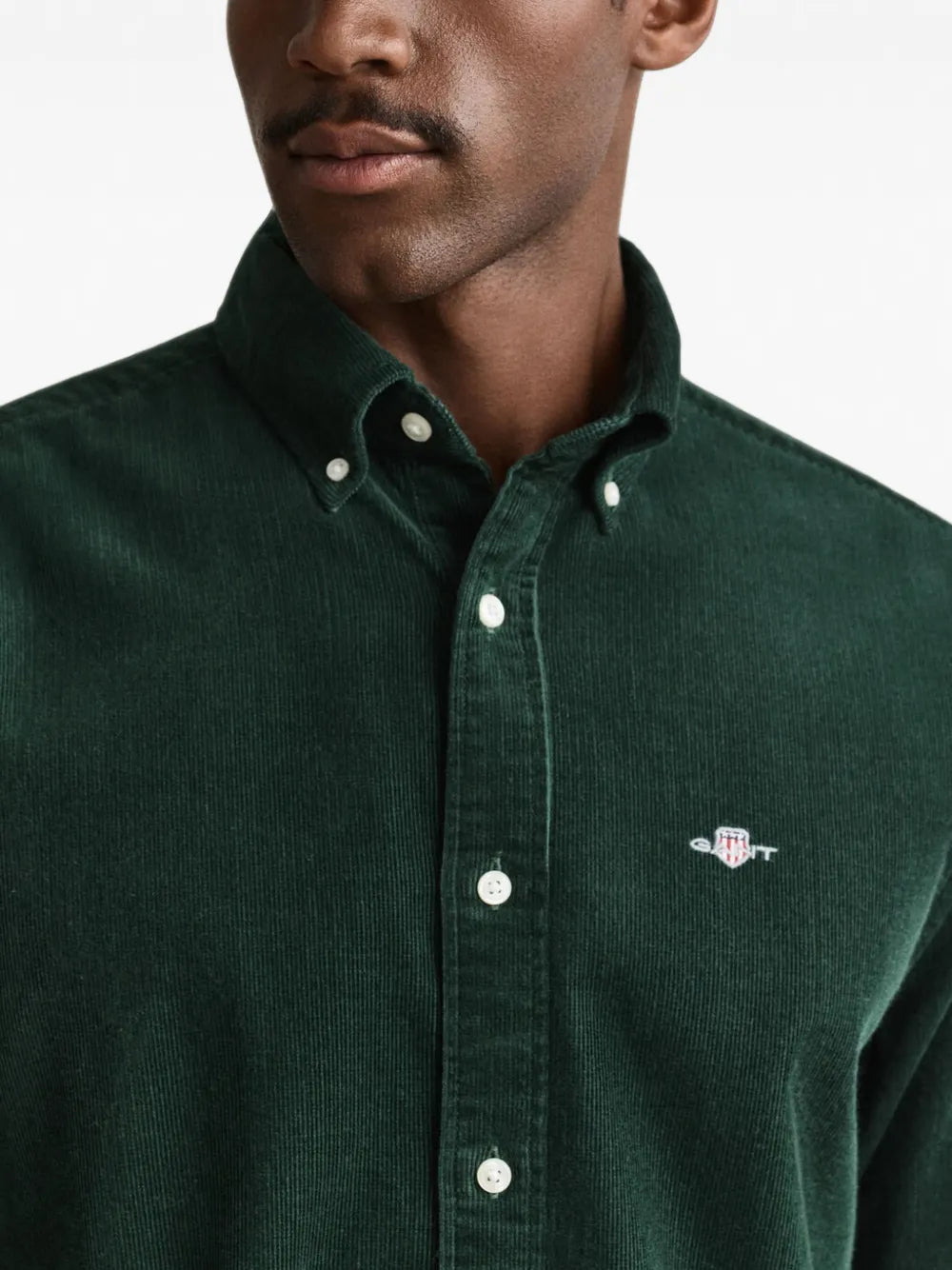 corduroy button-down shirt