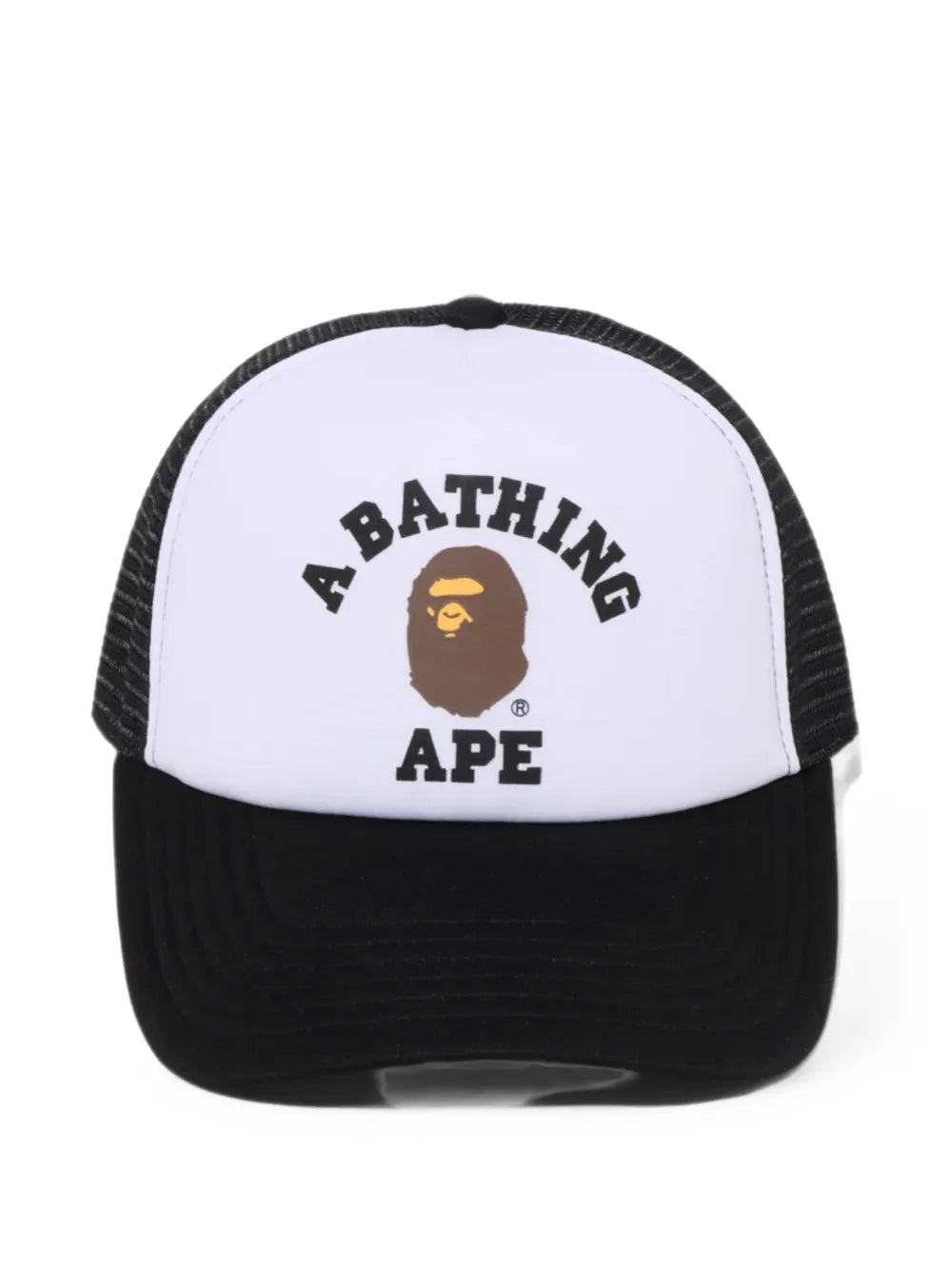 College mesh trucker cap
