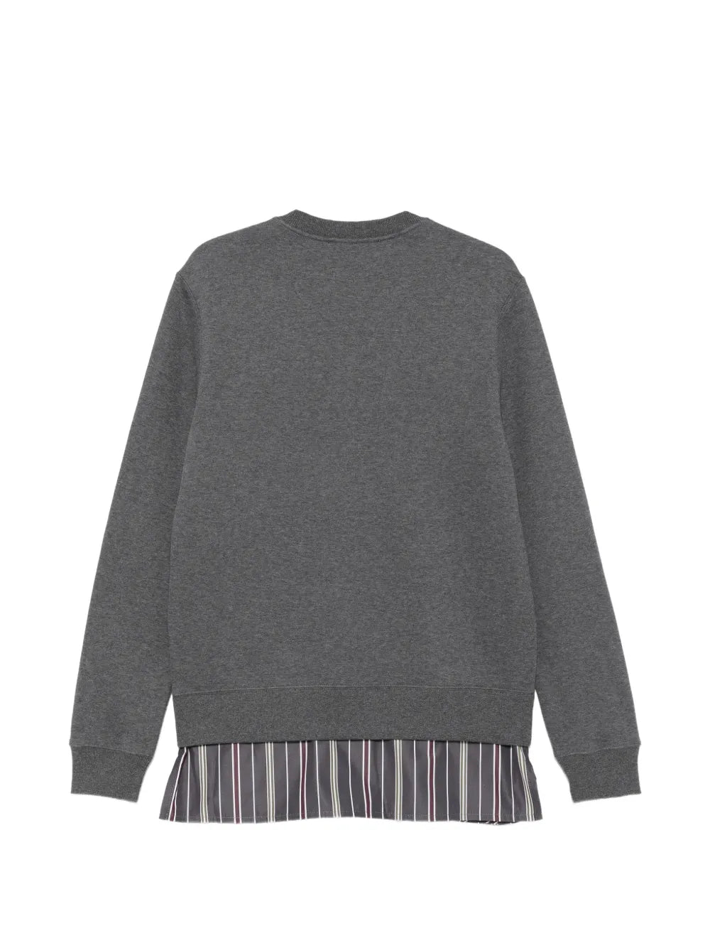layered-detail jersey sweater