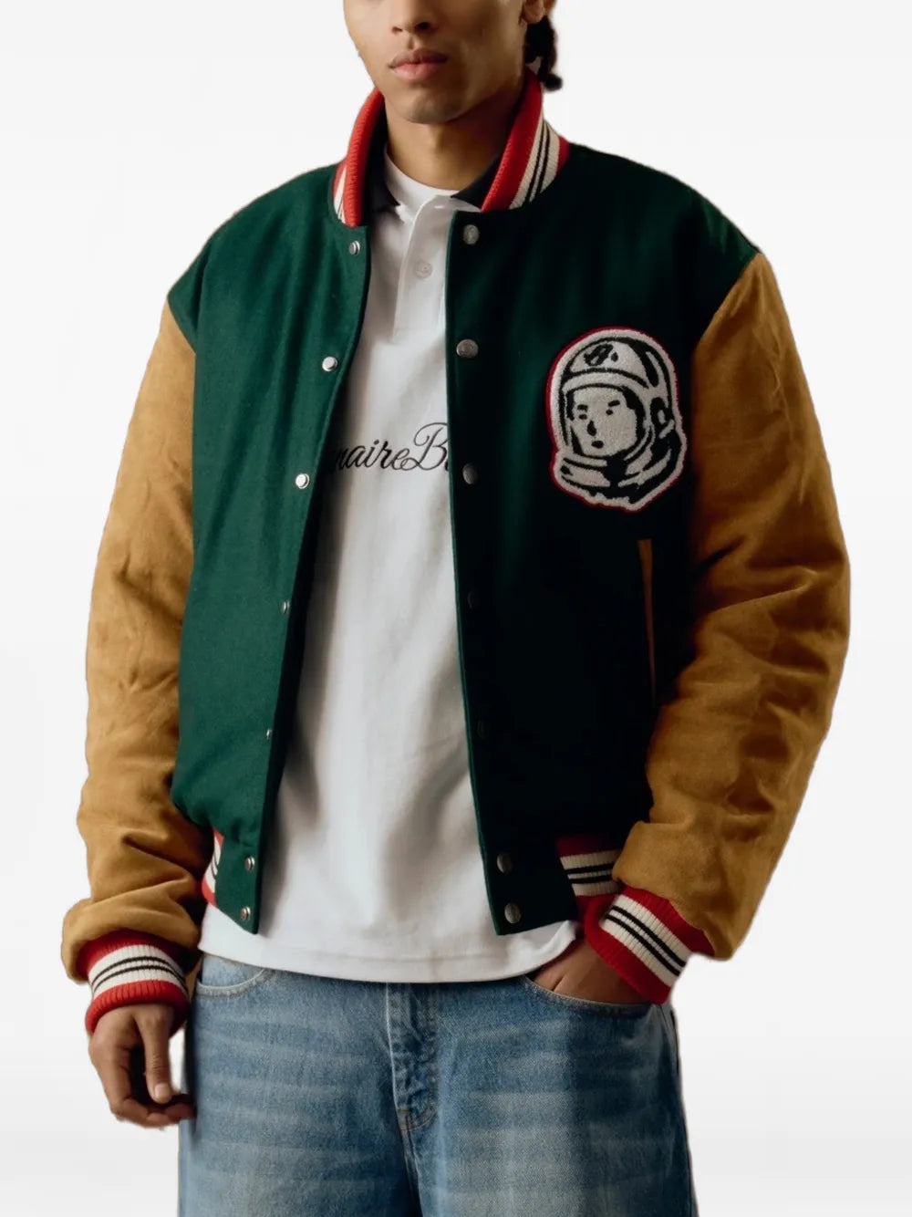 Astro Golf Club embroidered-logo varsity jacket