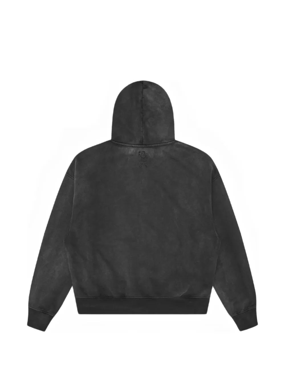 logo-embroidered zip-up hoodie