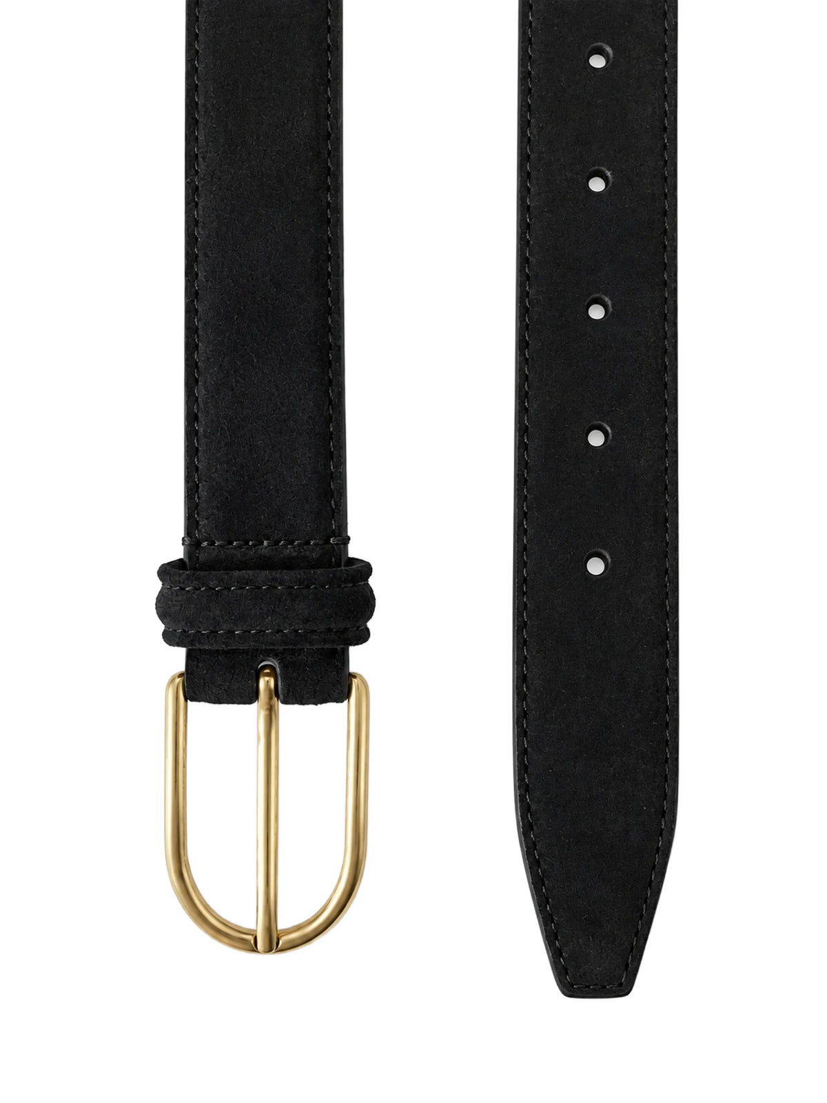 Gold-Tone Buckle Belt