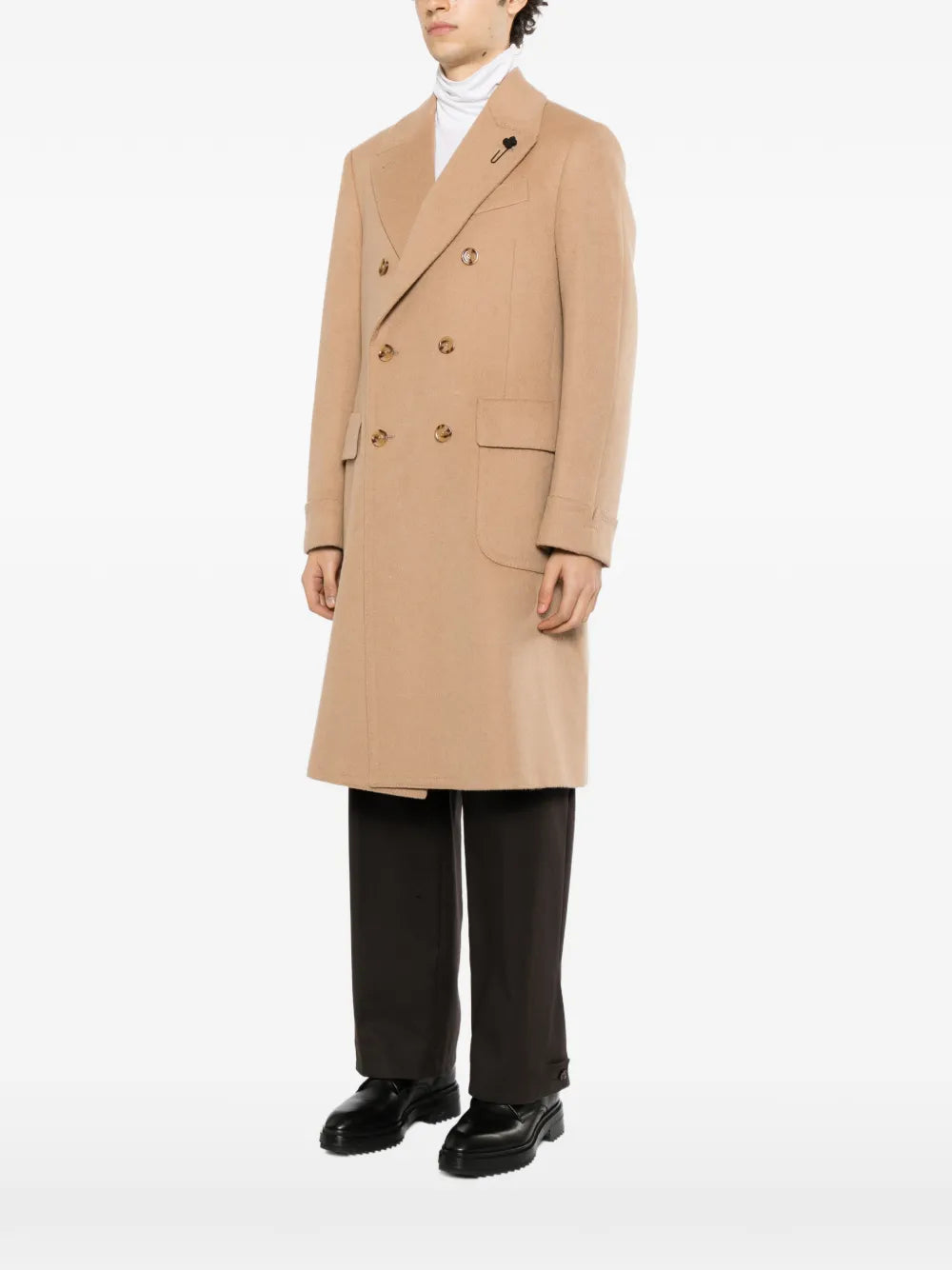 double-breasted coat