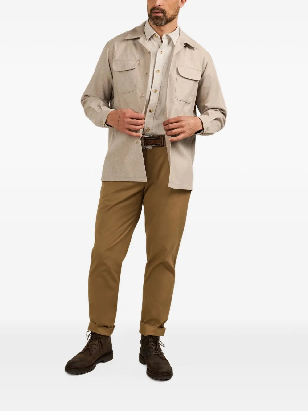 flap-pocket shirt