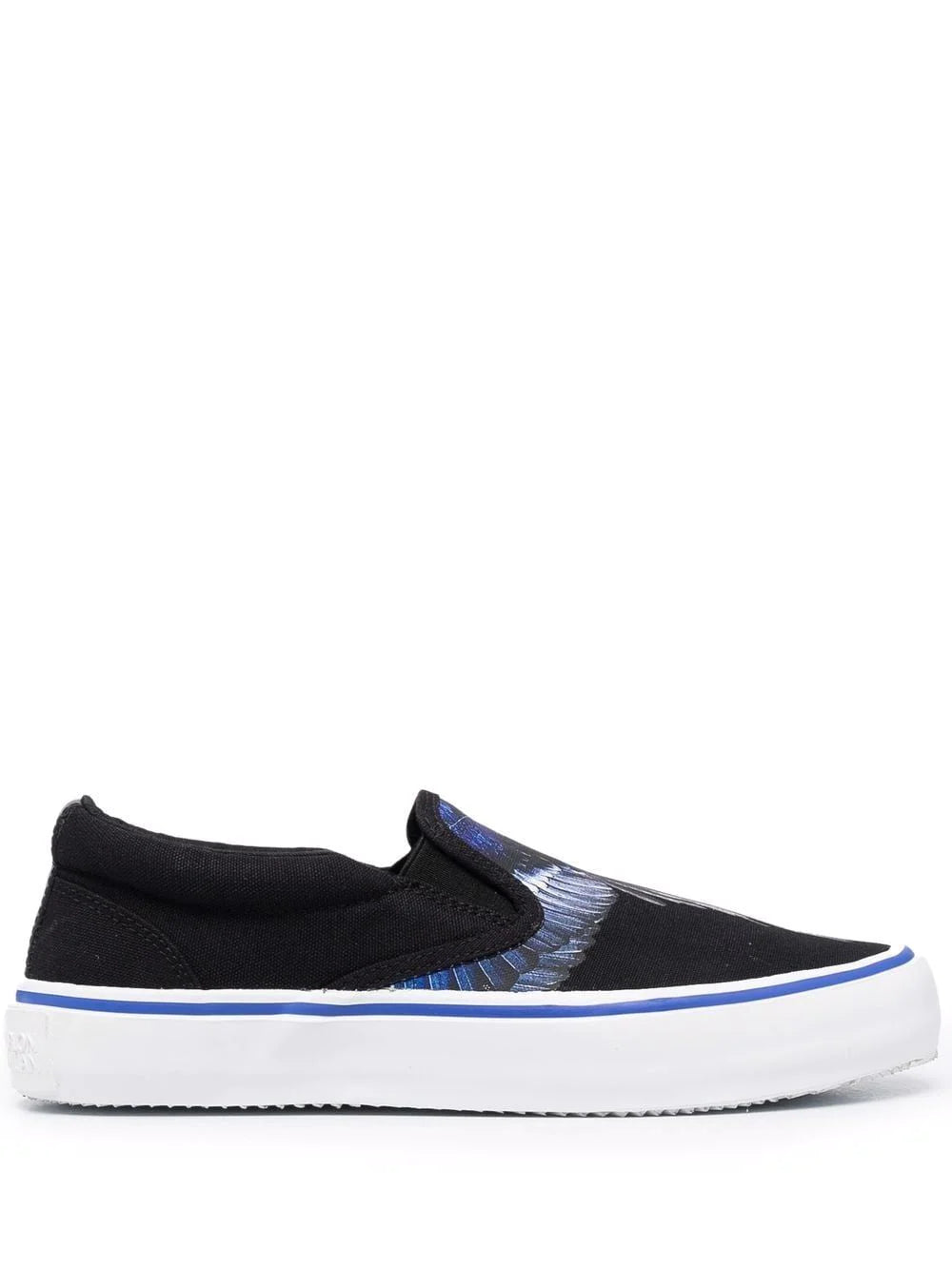 Wings-Print Slip-On Sneakers