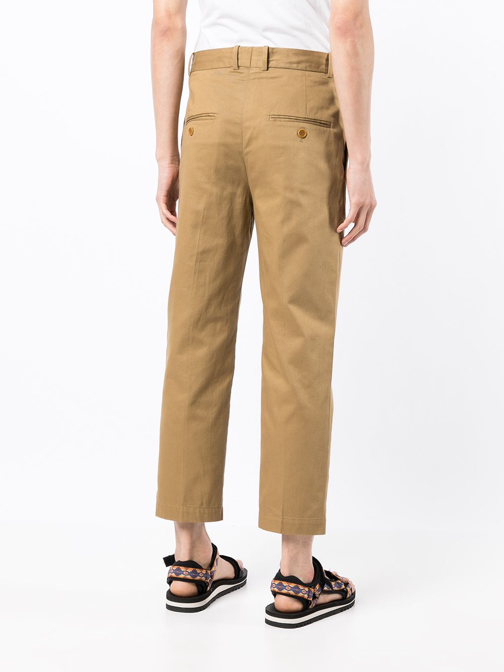 Tailored-Cut Cropped Trousers