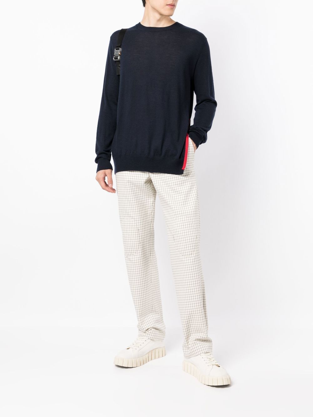 Side-Slits Cashmere Jumper