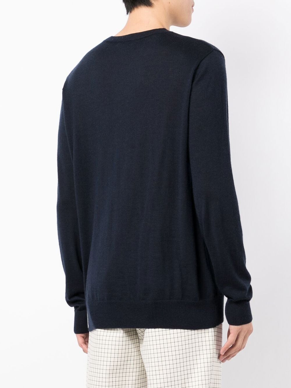 Side-Slits Cashmere Jumper