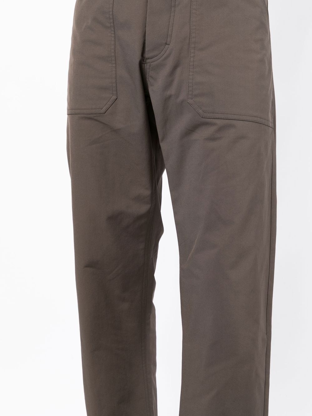 High-Rise Straight-Leg Trousers