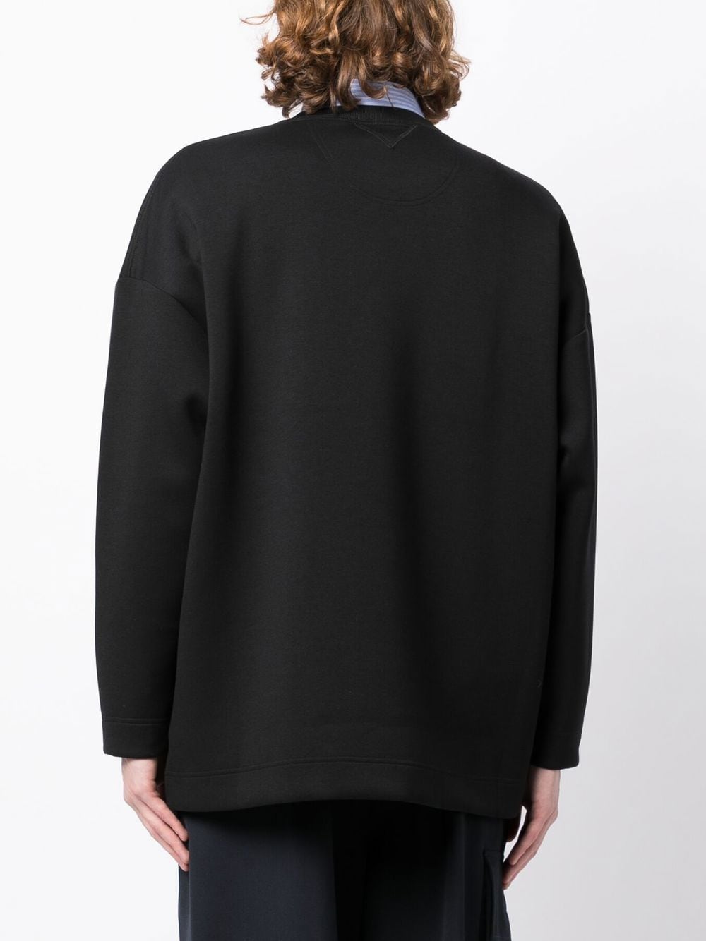 Patch-Detail Crew-Neck Sweatshirt