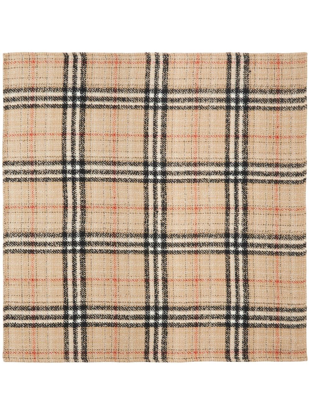Checked Cashmere-Silk Blend Tweed Blanket