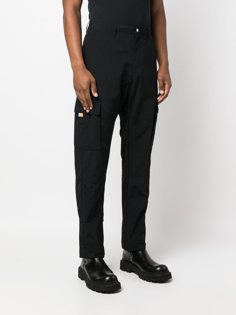Straight-Leg Cargo Trousers