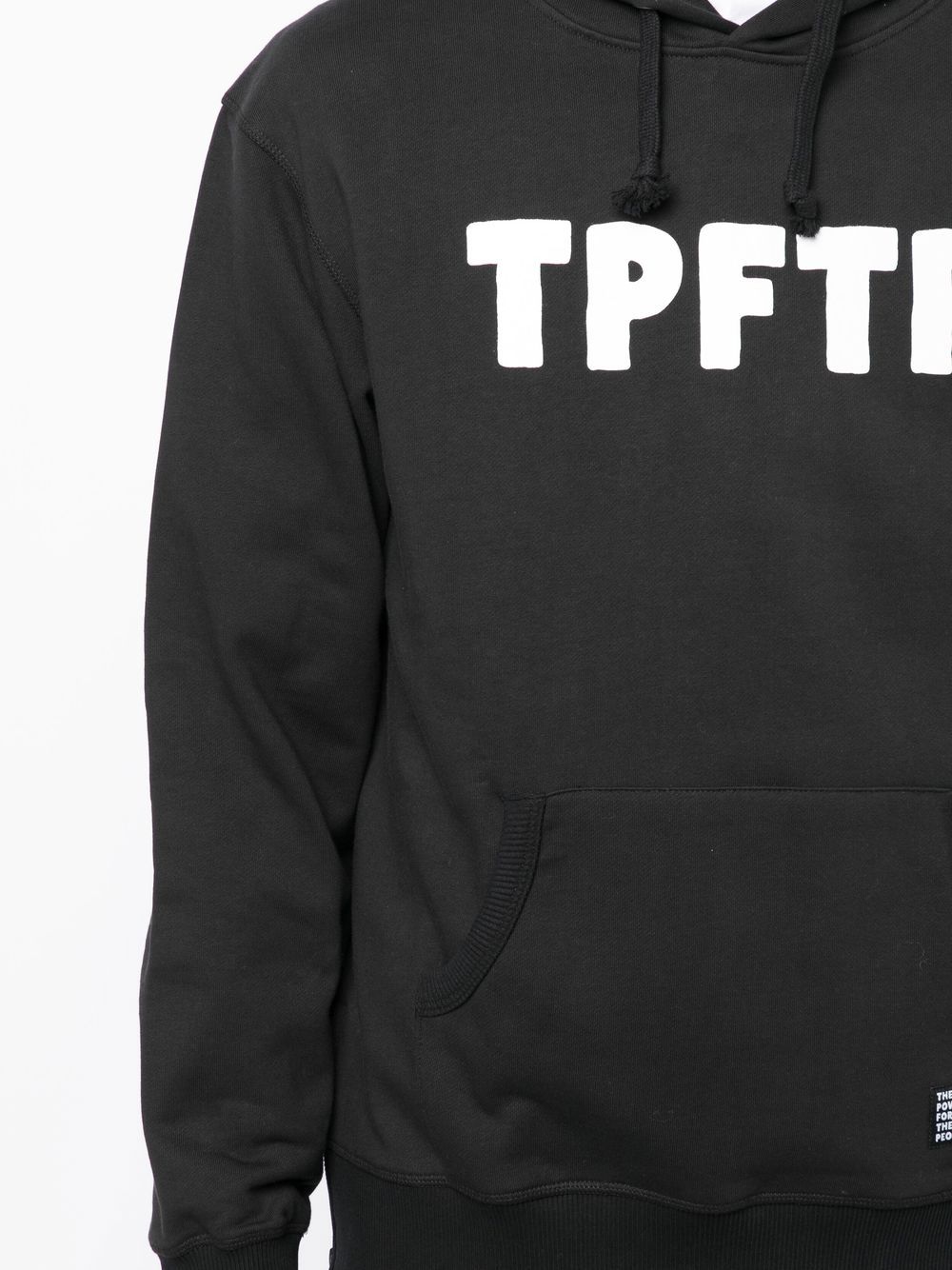 Logo Print Drawstring Hoodie