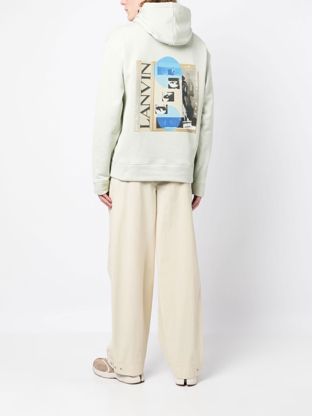 Graphic-Print Cotton Hoodie