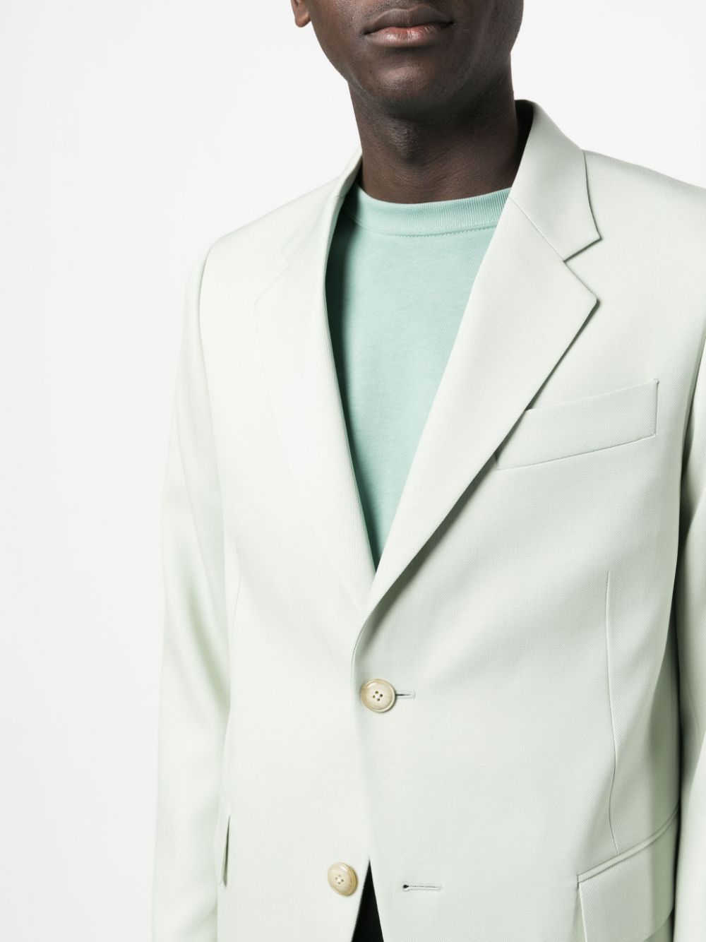 Single-Breasted Wool Blazer