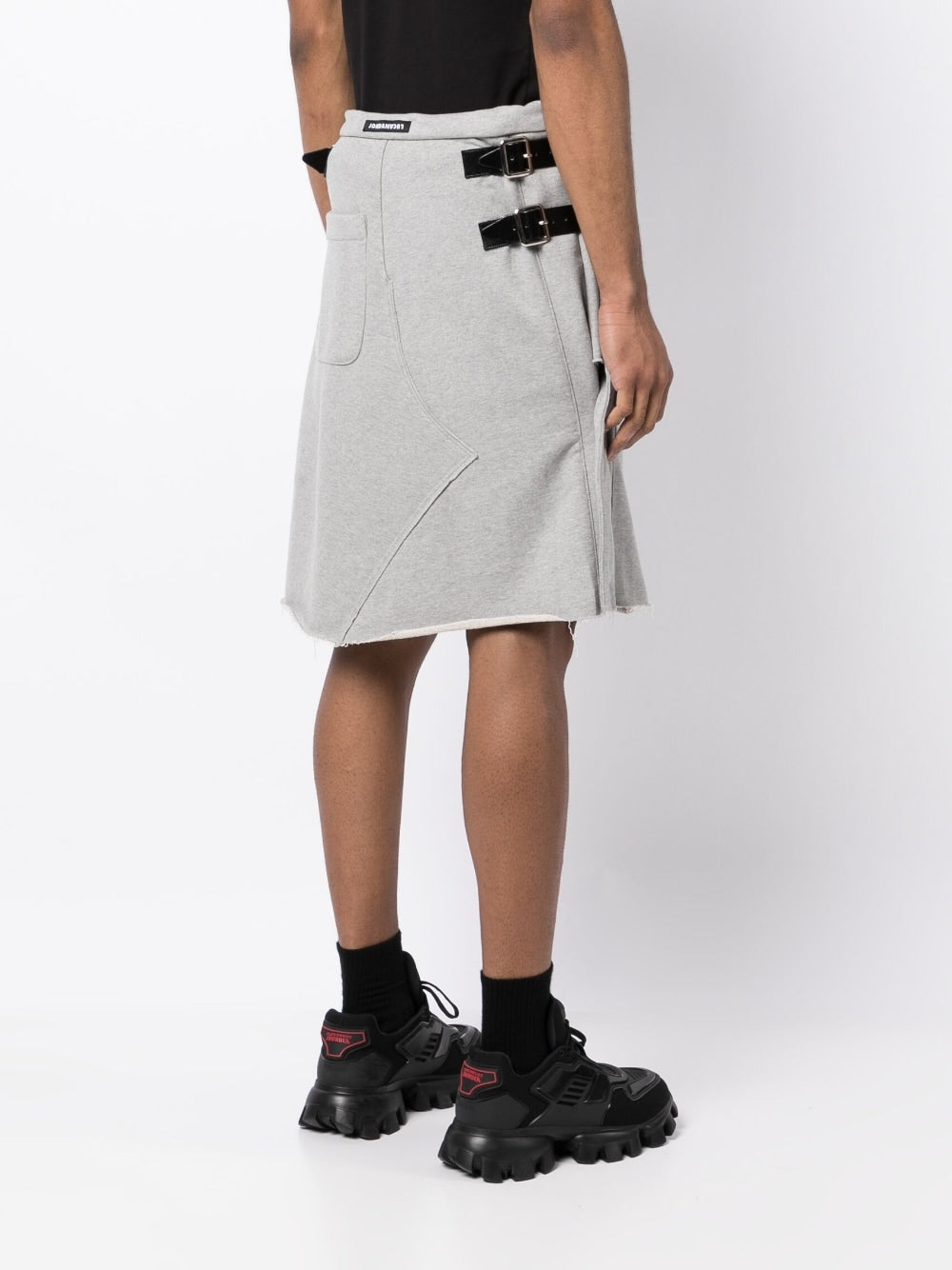 Logo-Patch Cotton Track Shorts