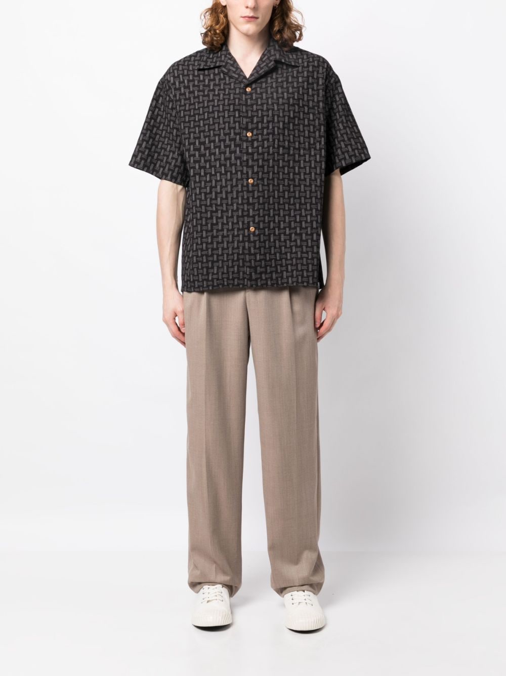 Graphic-Print Short-Sleeve Shirt