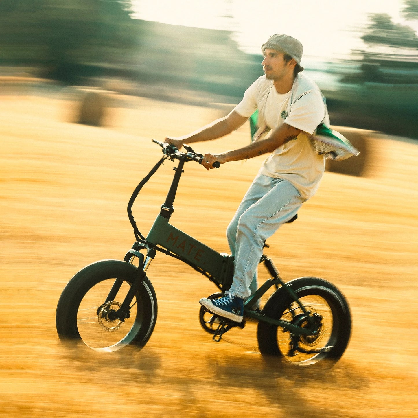 Mate X 250W Dusty Army Green Bike