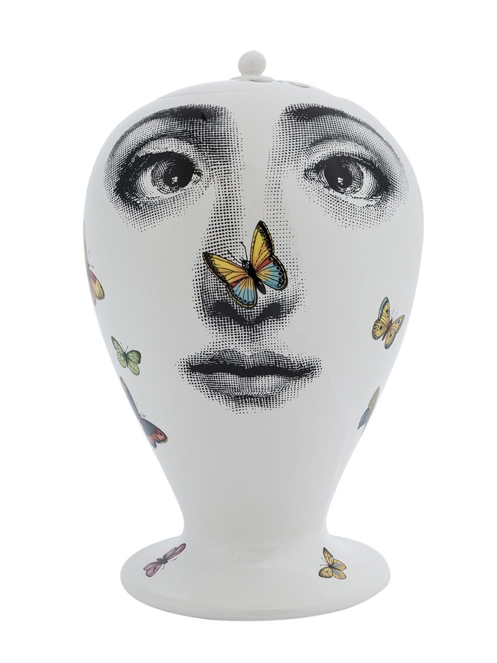 Face Print Vase