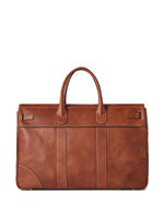 Top-Handle Leather Holdall Bag