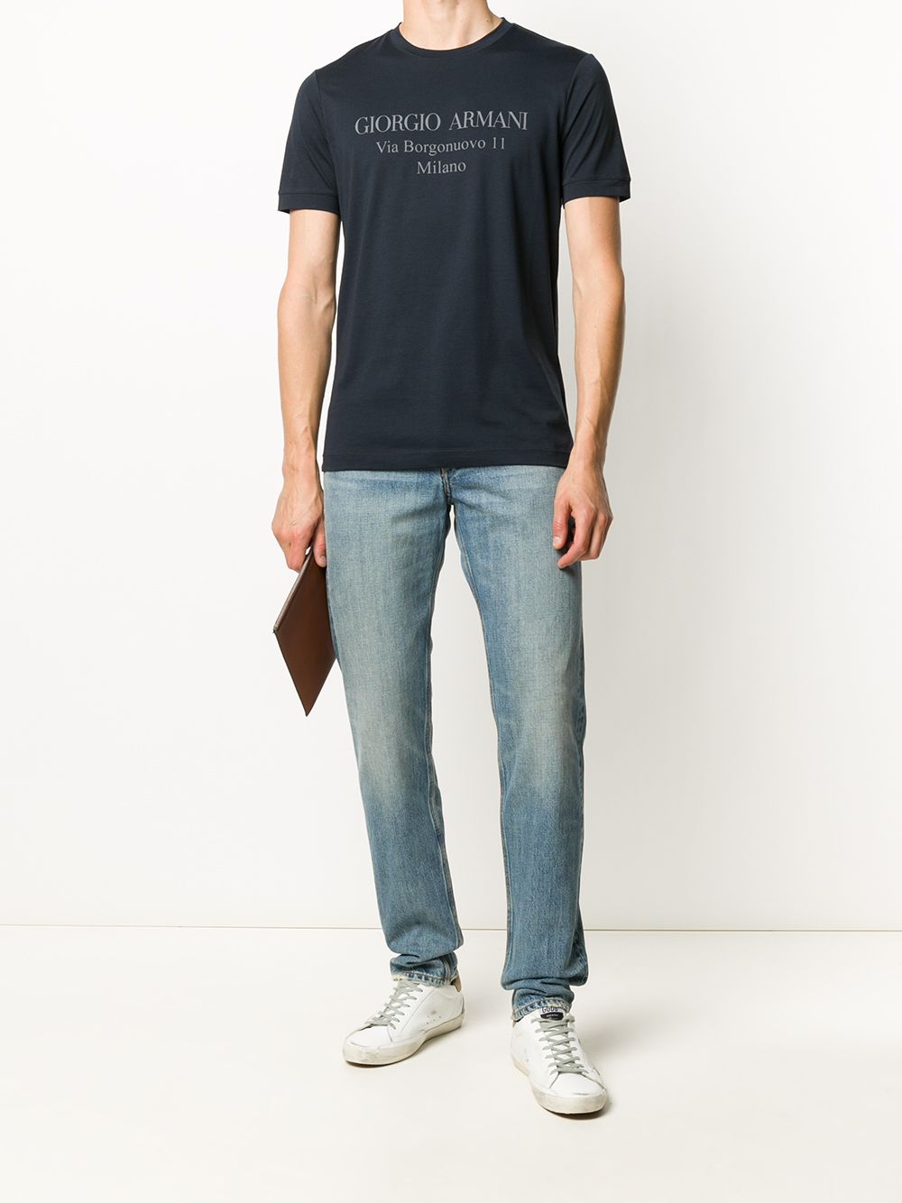 logo print T-shirt