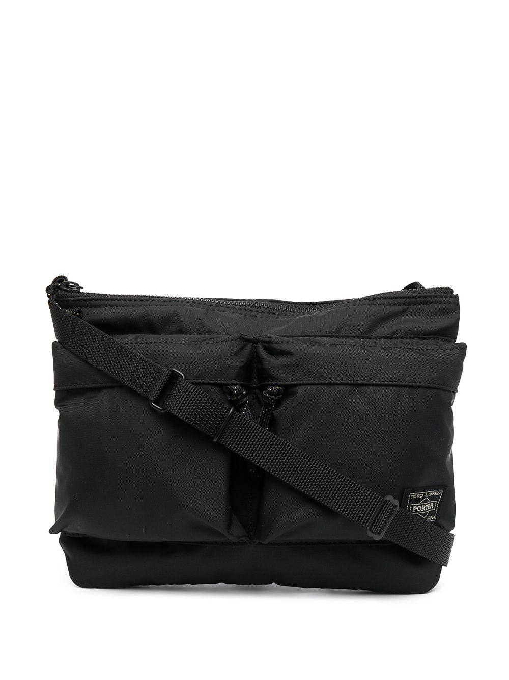 Double Patch-Pocket Shoulder Bag