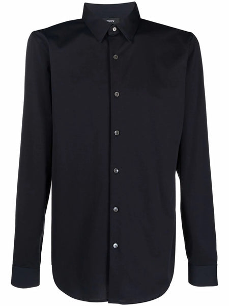 Buttoned-Up Long-Sleeved Shirt