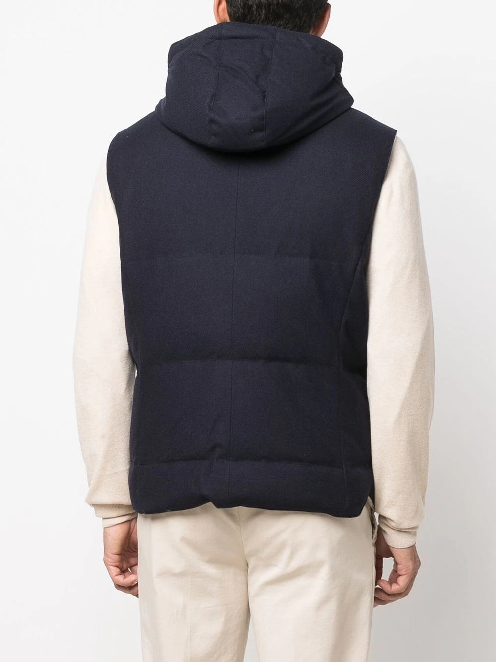 Padded Hooded Sleeveless Gilet