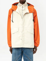 Two-Tone Hooded Jacket