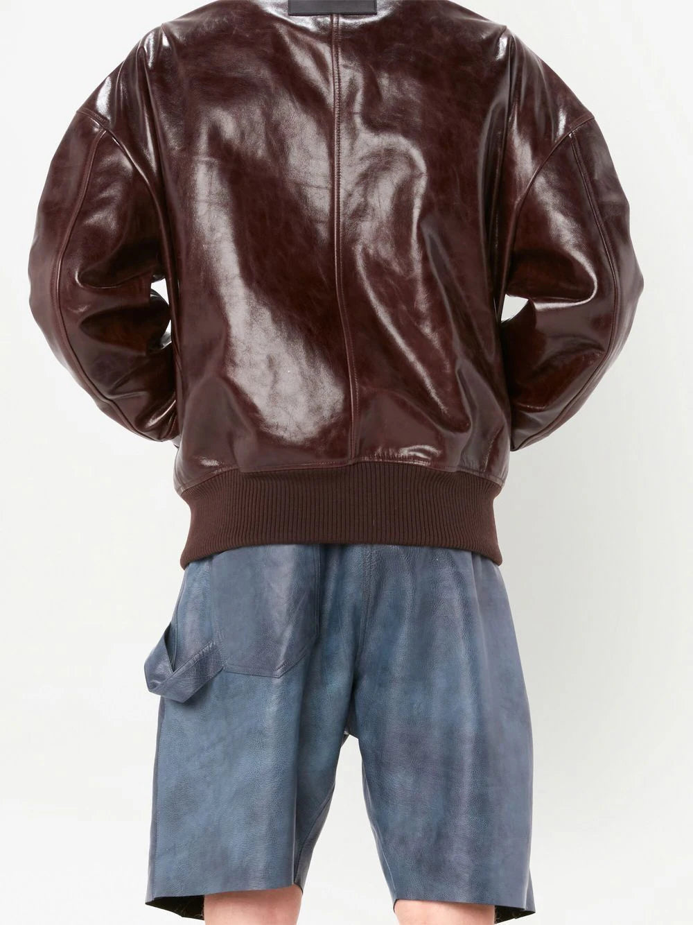 Leather Bomber Jacket