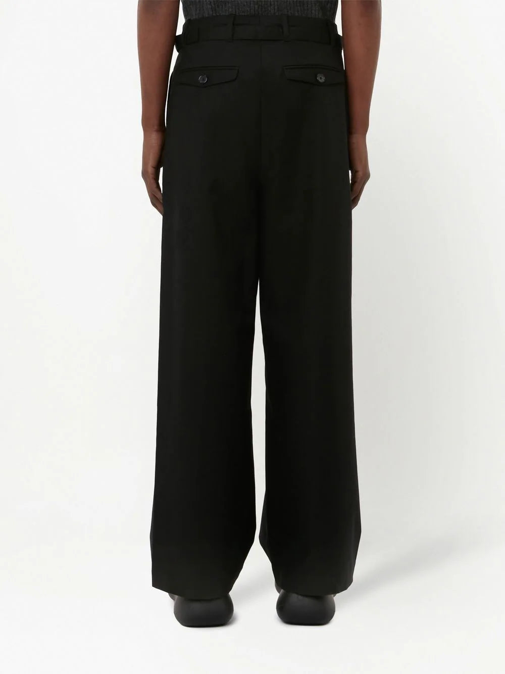 Wide-Leg Tailored Trousers