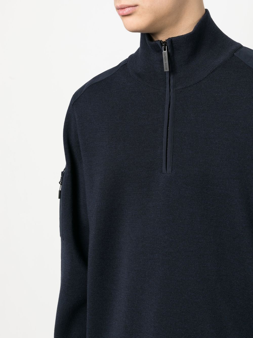 Half-Zip Wool Sweater