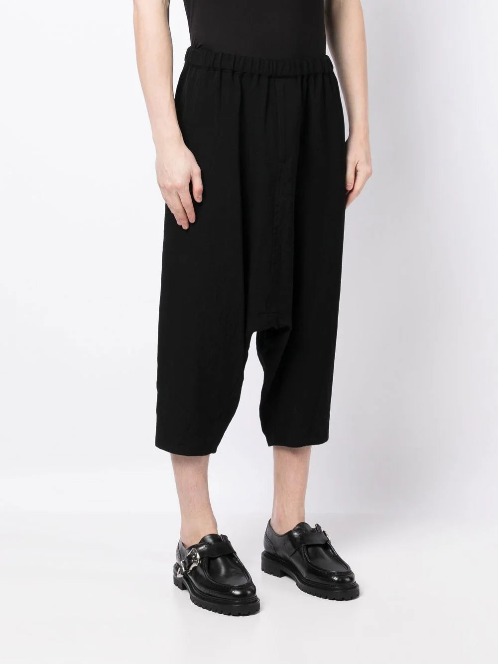 Cropped Wool Trousers