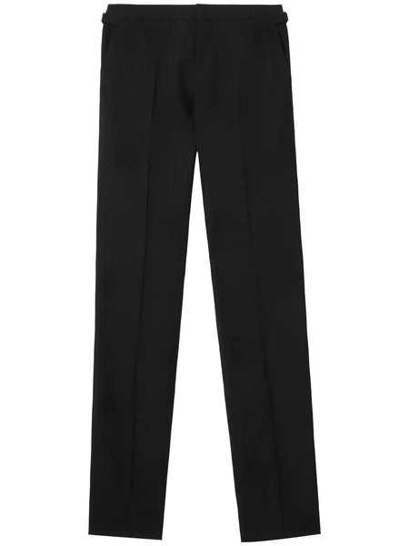 Equestrian Knight-Motif Tailored Trousers