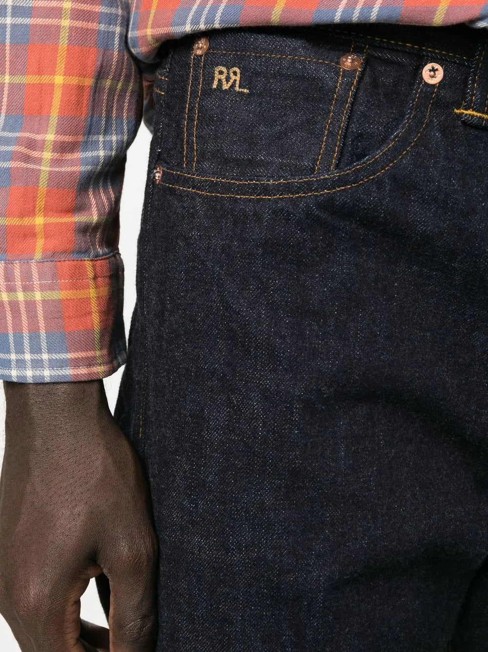 straight-leg jeans