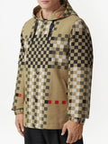 Pixel Check Hooded Jacket