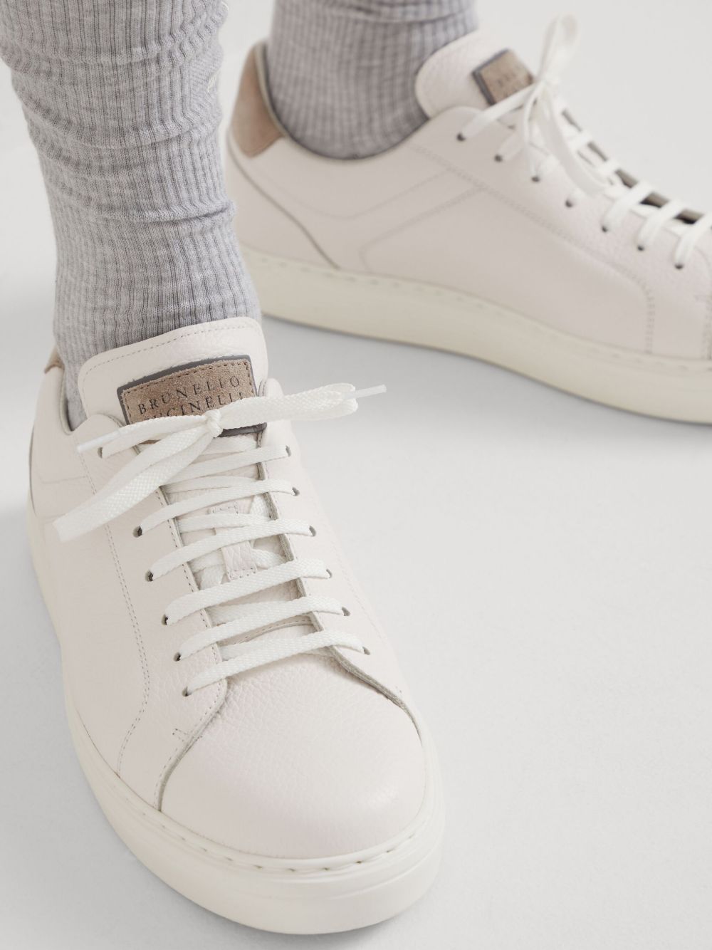 Panelled Low-Top Sneakers