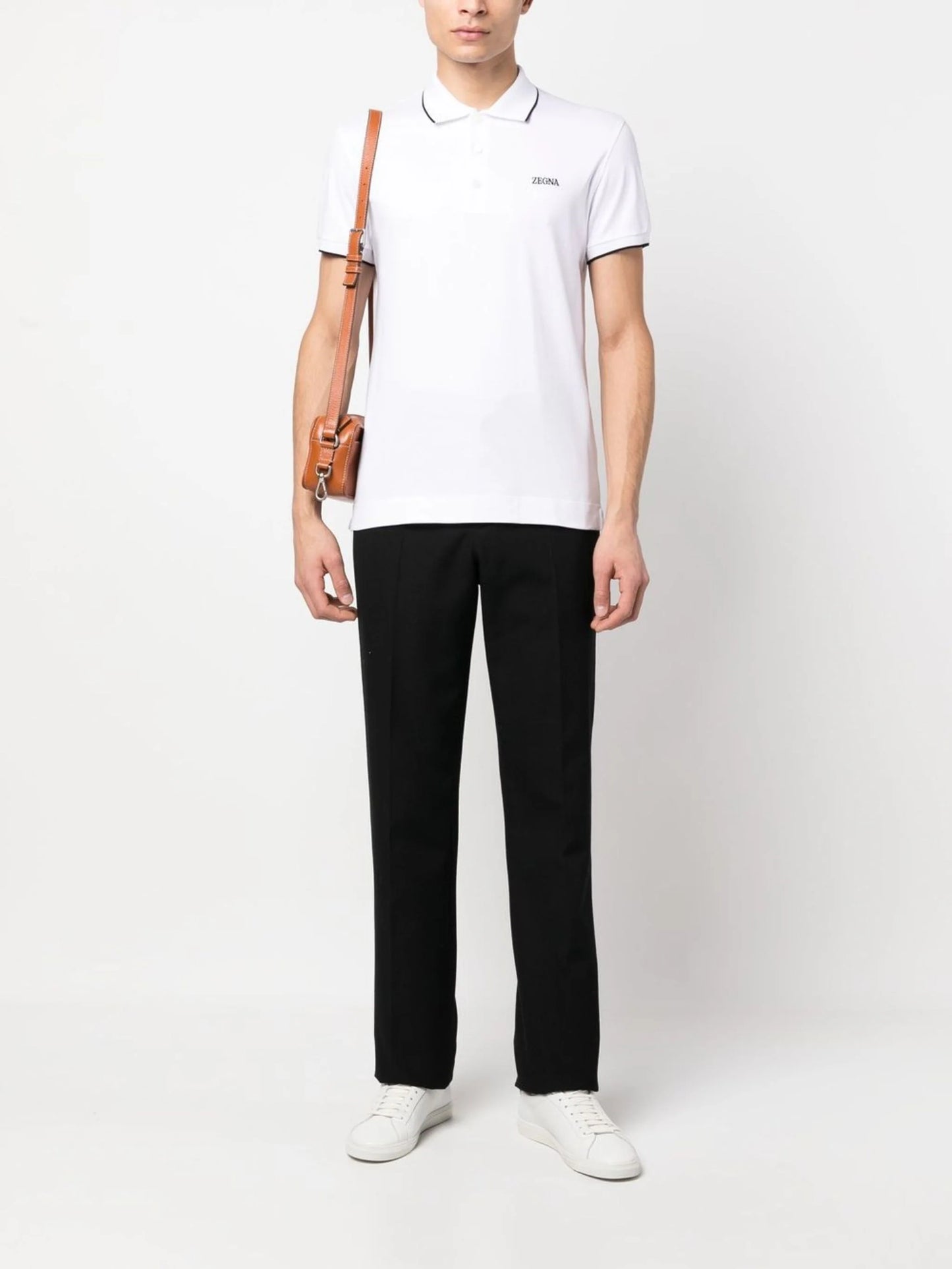 Embroidered-Logo Polo Shirt