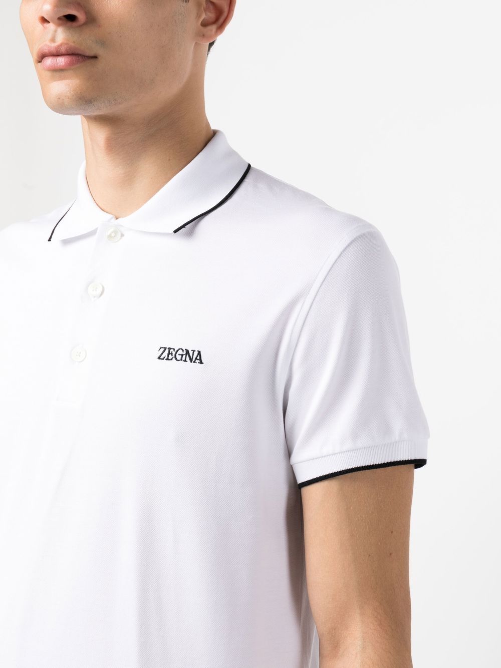 Embroidered-Logo Polo Shirt