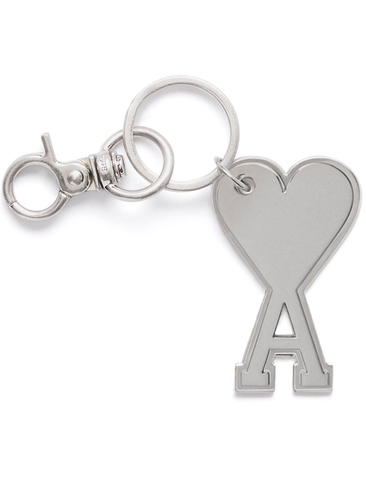 Metallic Logo Charm Keyring