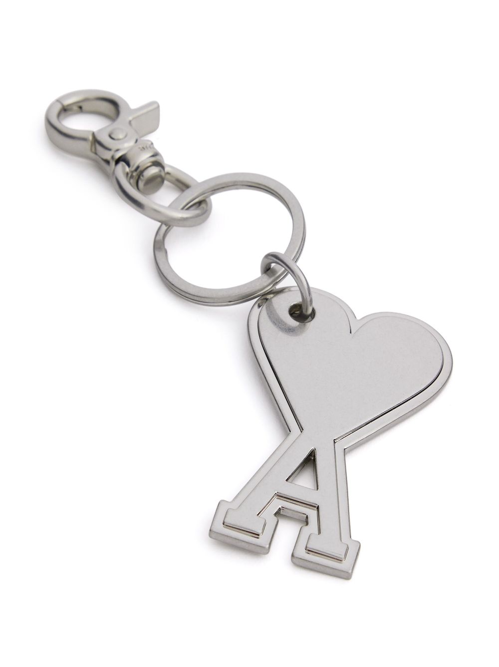 Metallic Logo Charm Keyring